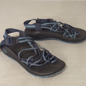 Chaco Hiking Sandals Strappy Blue size 9